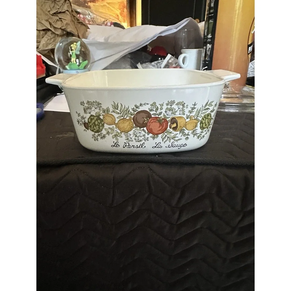 VTG Corning Ware Spice Of Life Casserole w/lid A-1 1/2-B 1.5 Qt READ